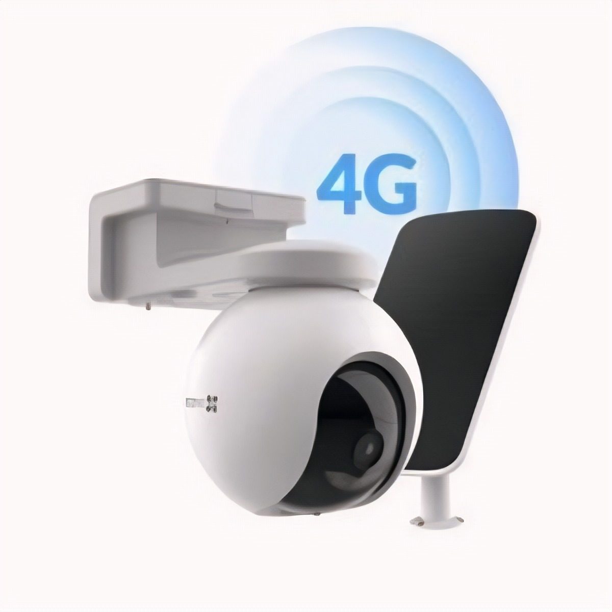 Cámara Panorámica 4G Con Batería Y Panel Solar 4K