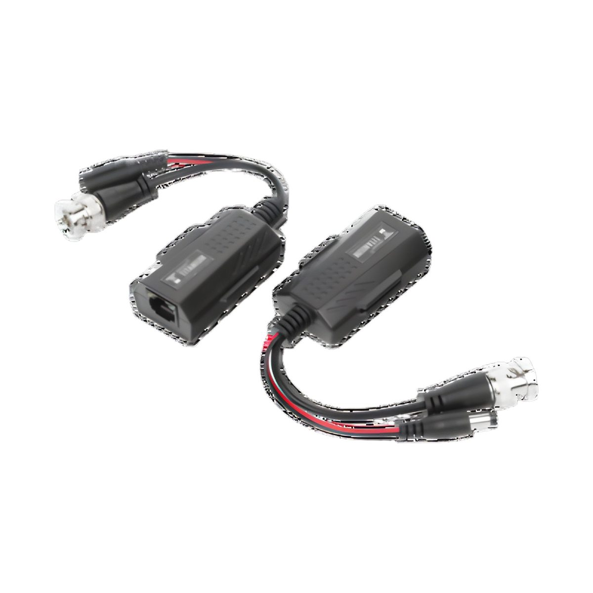 Kit De Balunes Activos Turbo HD 4K Con Conector Para Alimentación