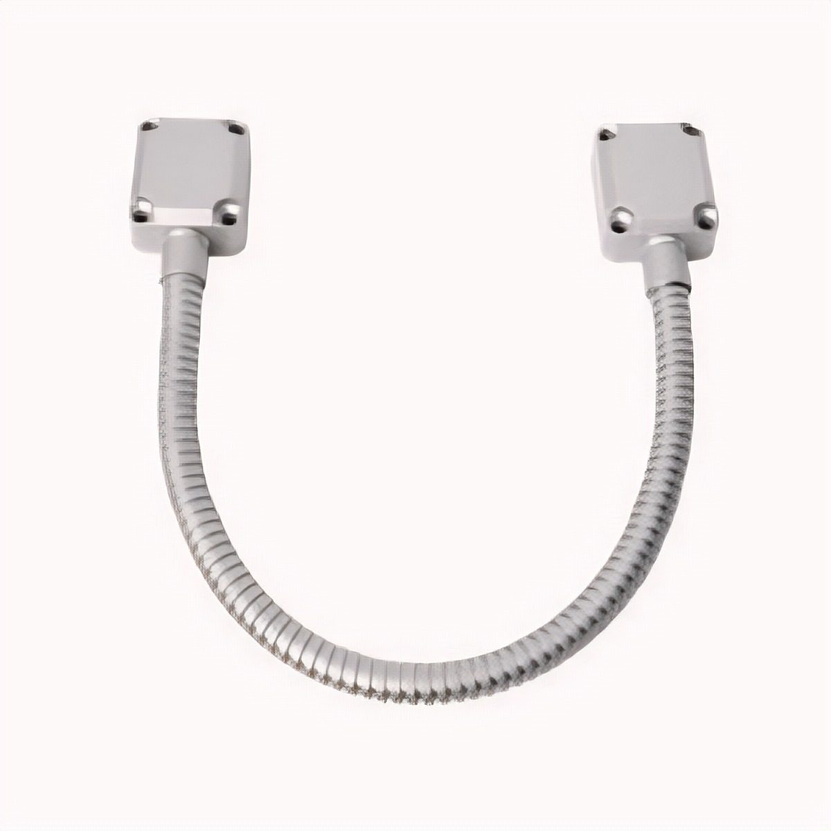 Caño Flexible Metálico Aluminio Para Cables En Puertas 40cm