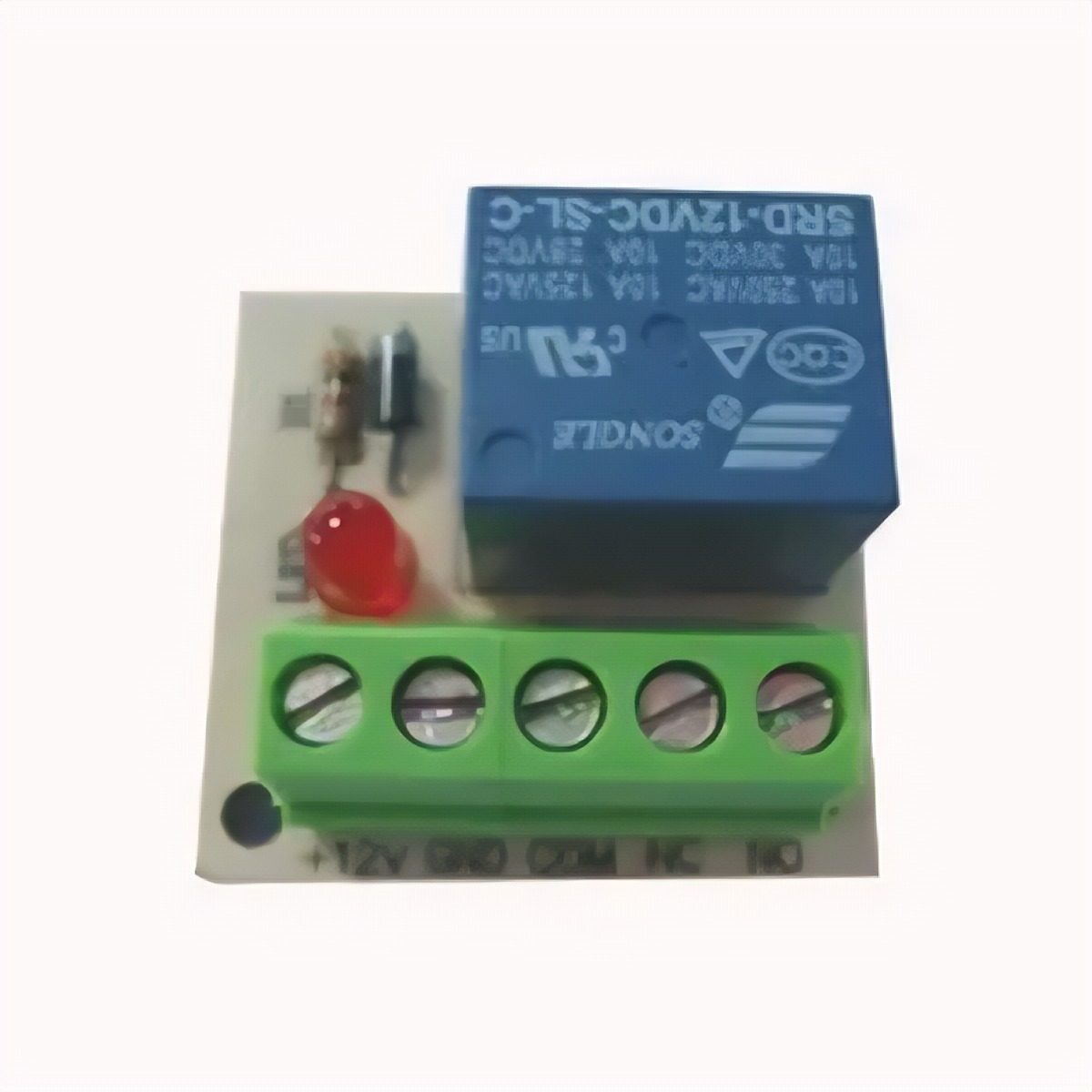 Relé 12V Con Bornera
