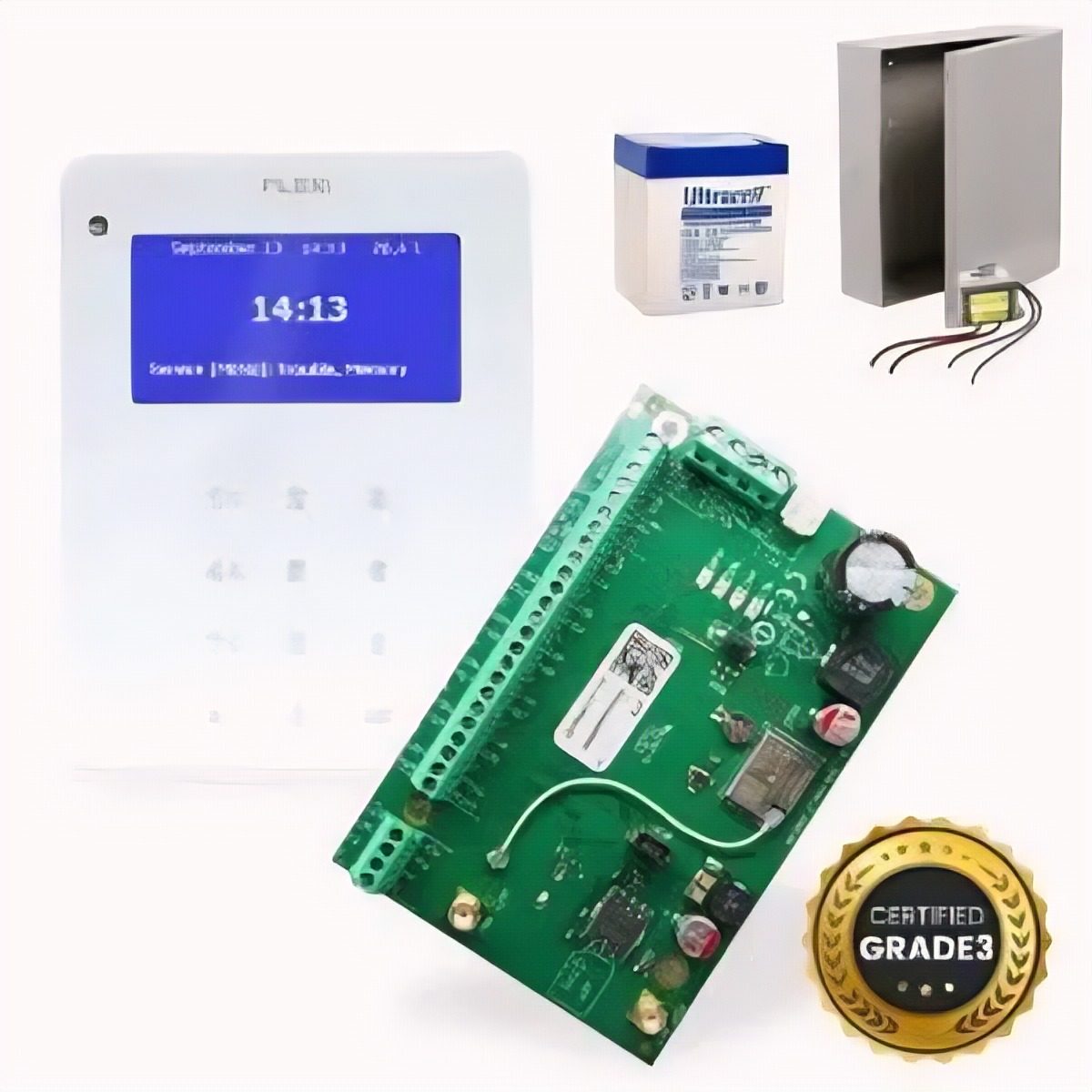 Kit De Alarma Con Panel 4G WiFi Y Teclado LCD Táctil