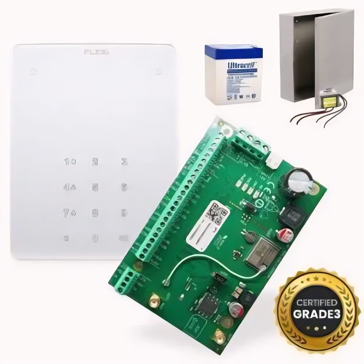 Kit De Alarma Con Panel WiFi Y 4G Y Teclado Táctil