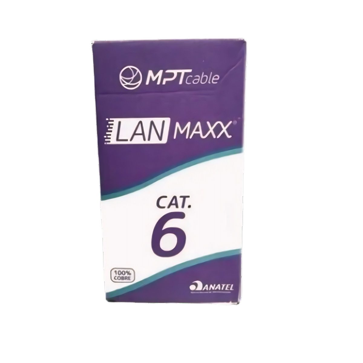 Cable UTP Cat6 4 Pares 0.57 mm Interior/Exterior 100% Cobre Blanco