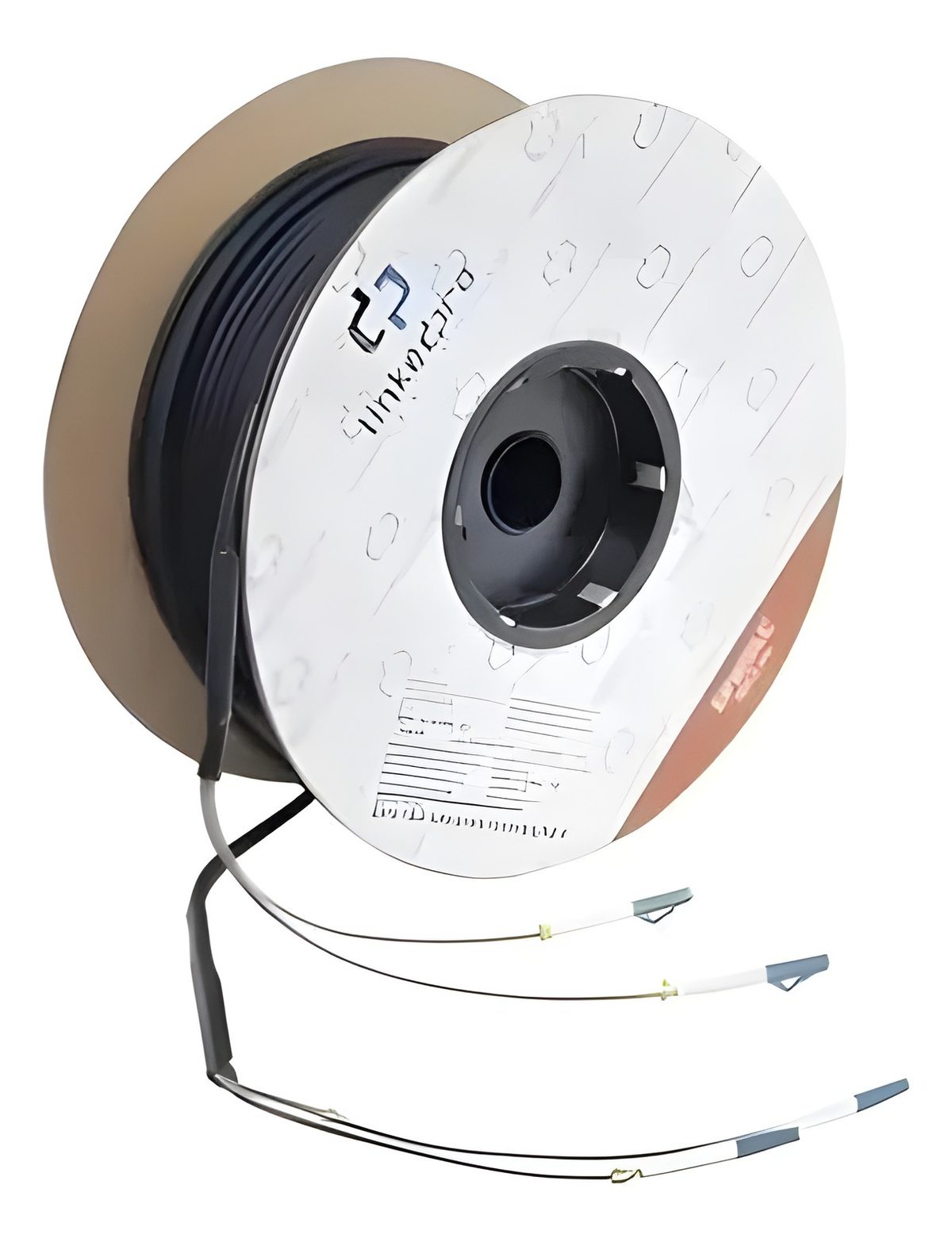 Rollo Cable Fibra Óptica Monomodo Lc-Lc Duplex 100 M Reforzado Con Kevlar