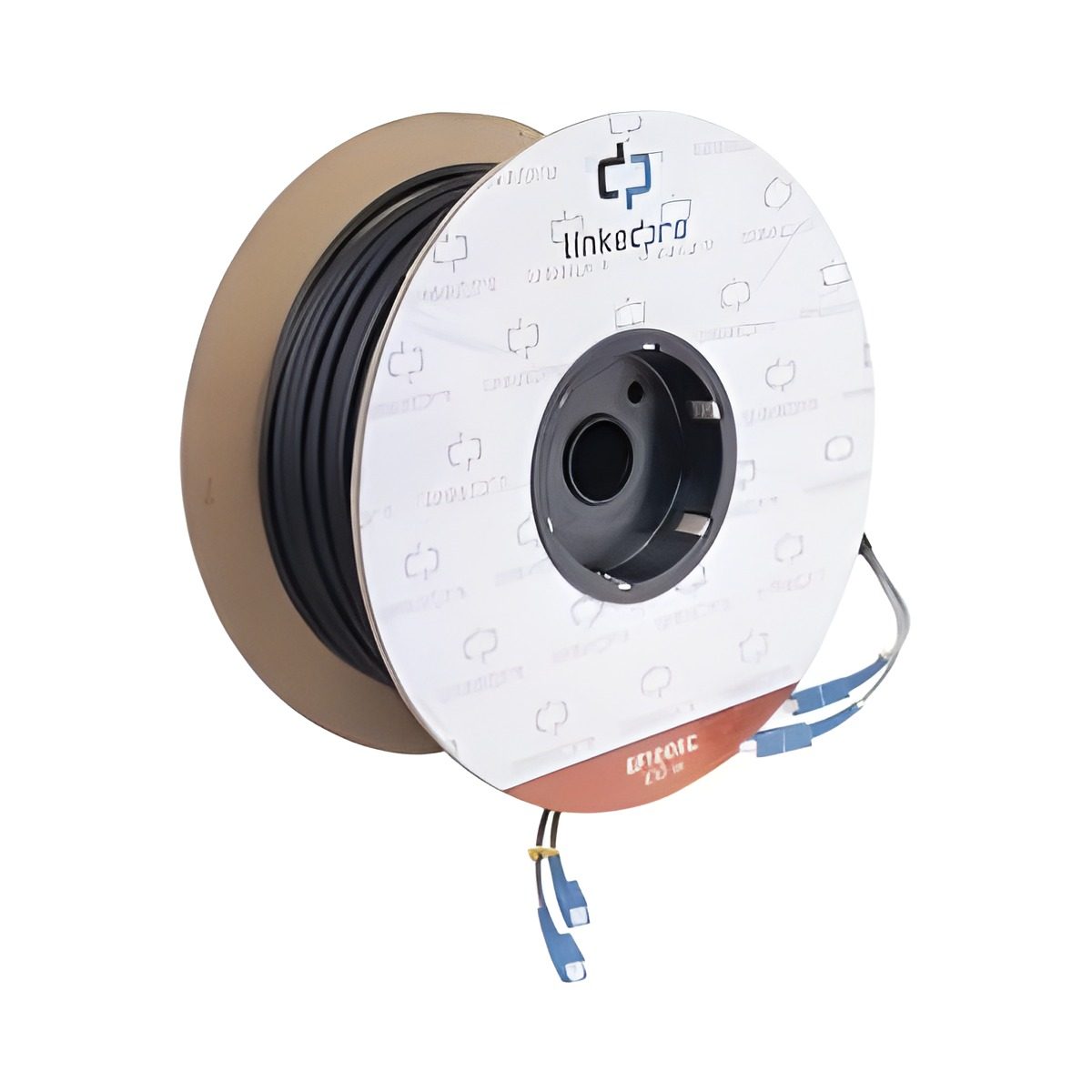 Rollo De Cable Fibra Óptica Monomodo Sc-Sc Duplex 100 M