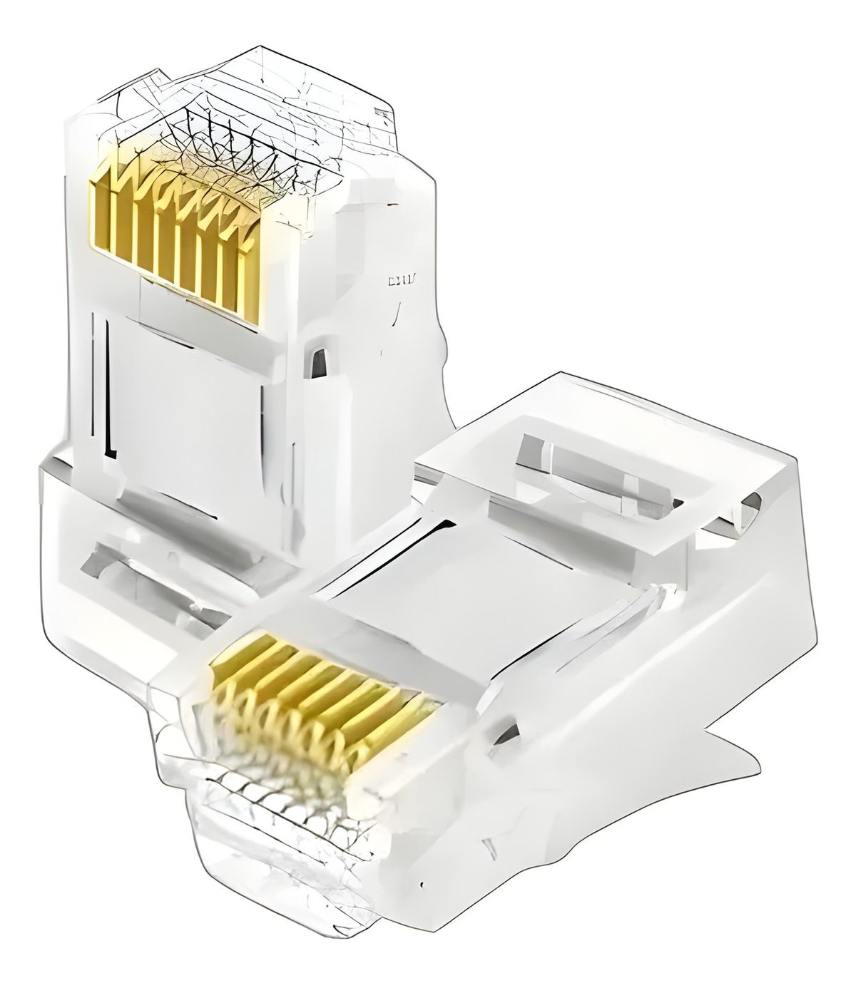 Conector RJ45 Macho Para UTP Cat6 X100