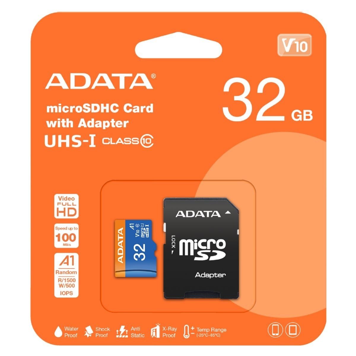 Memoria microSD 32GB Clase 10 Uhs-I 100mb/s