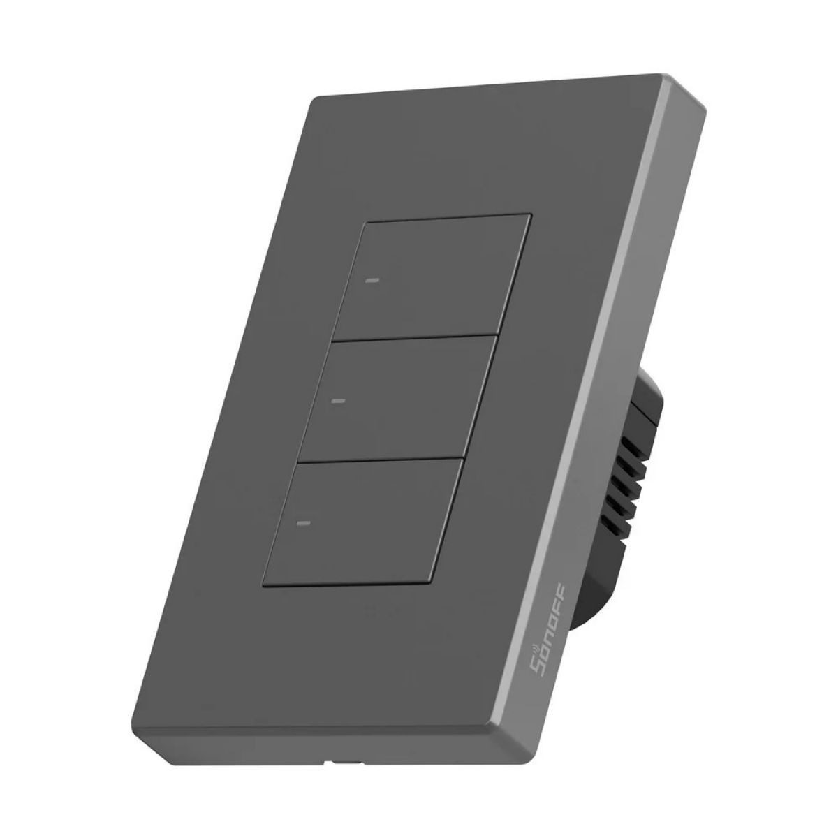 Interruptor Inteligente 3 Gang Matter Wi-Fi Gris