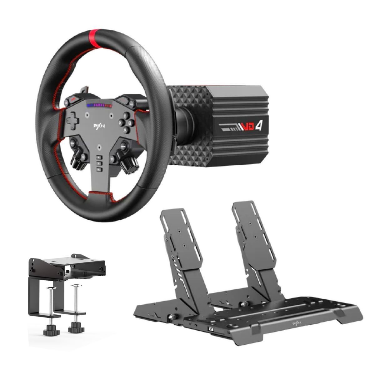 Volante Direct Drive 4Nm Con Pedales Y Montura