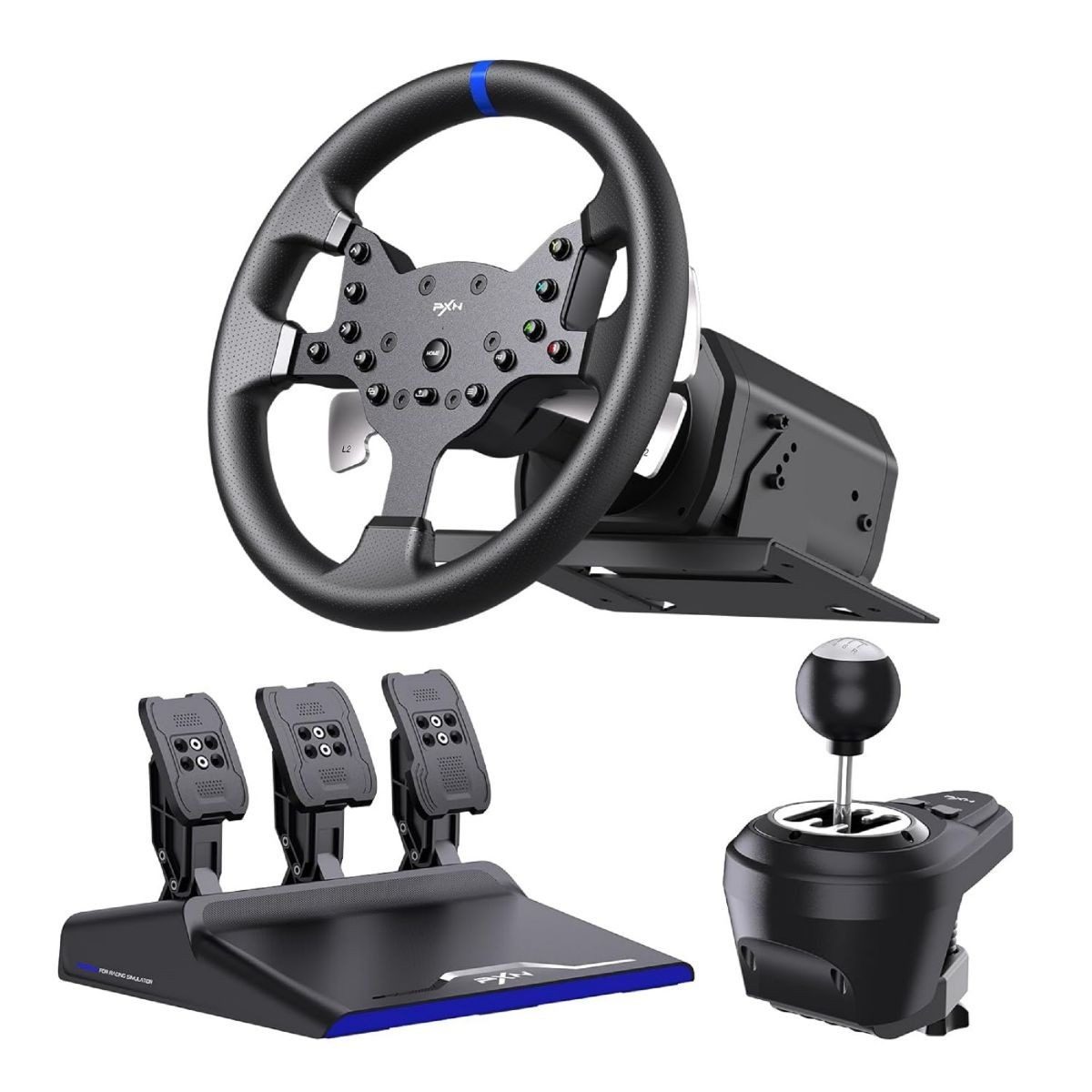 Volante Force Feedback Para PC, Ps4, Xbox One, Xbox Series X|s