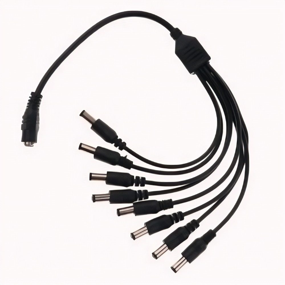 Cable Splitter 1 A 8 Para Cámaras De Seguridad