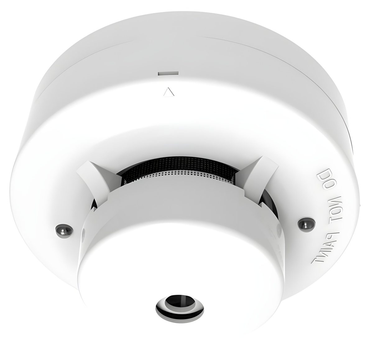 Detector De Humo Cableado 4 Hilos Con Buzzer Y Autorestablecimiento