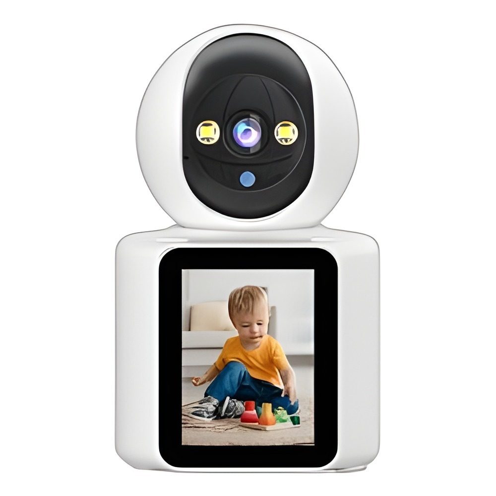 Cámara IP WiFi 2MP Con Pantalla 2.8" Y Videollamada