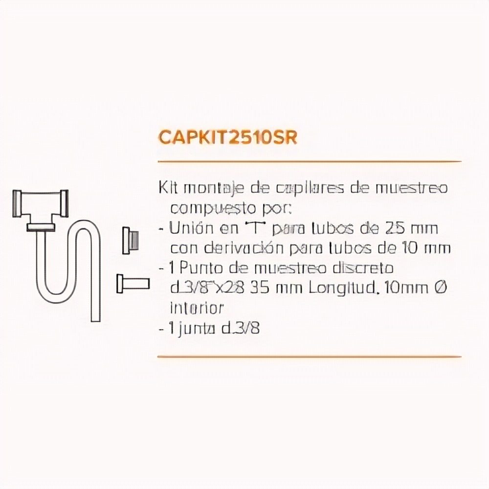 Kit Capilar Para Punto De Muestreo