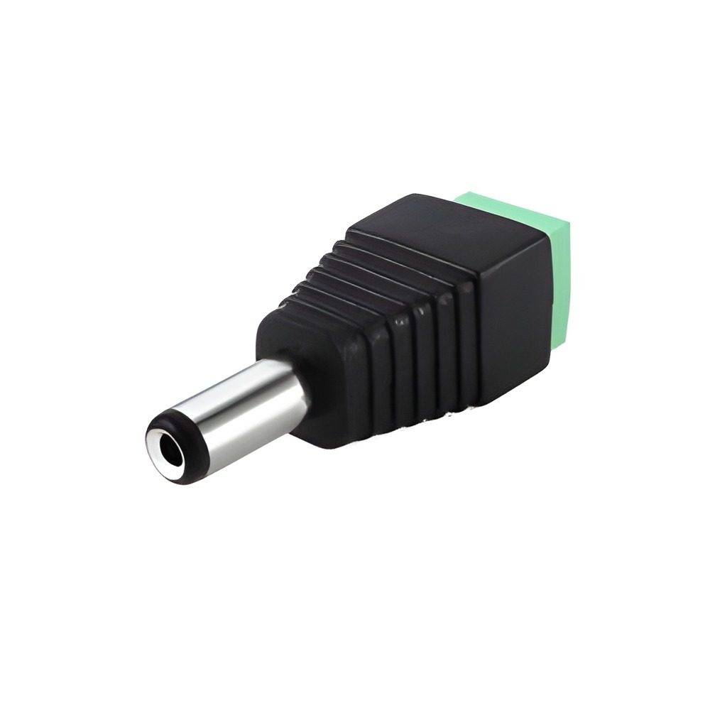 Conector Macho 12V 2.1mm Con Bornera