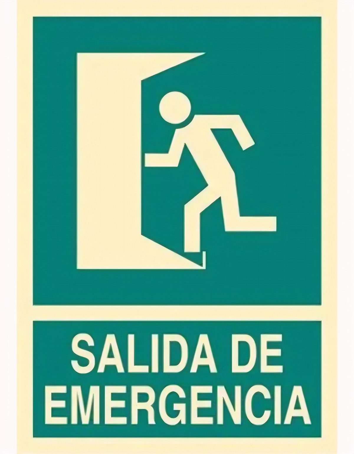 Cartel Fotoluminiscente Señalización Incendio
