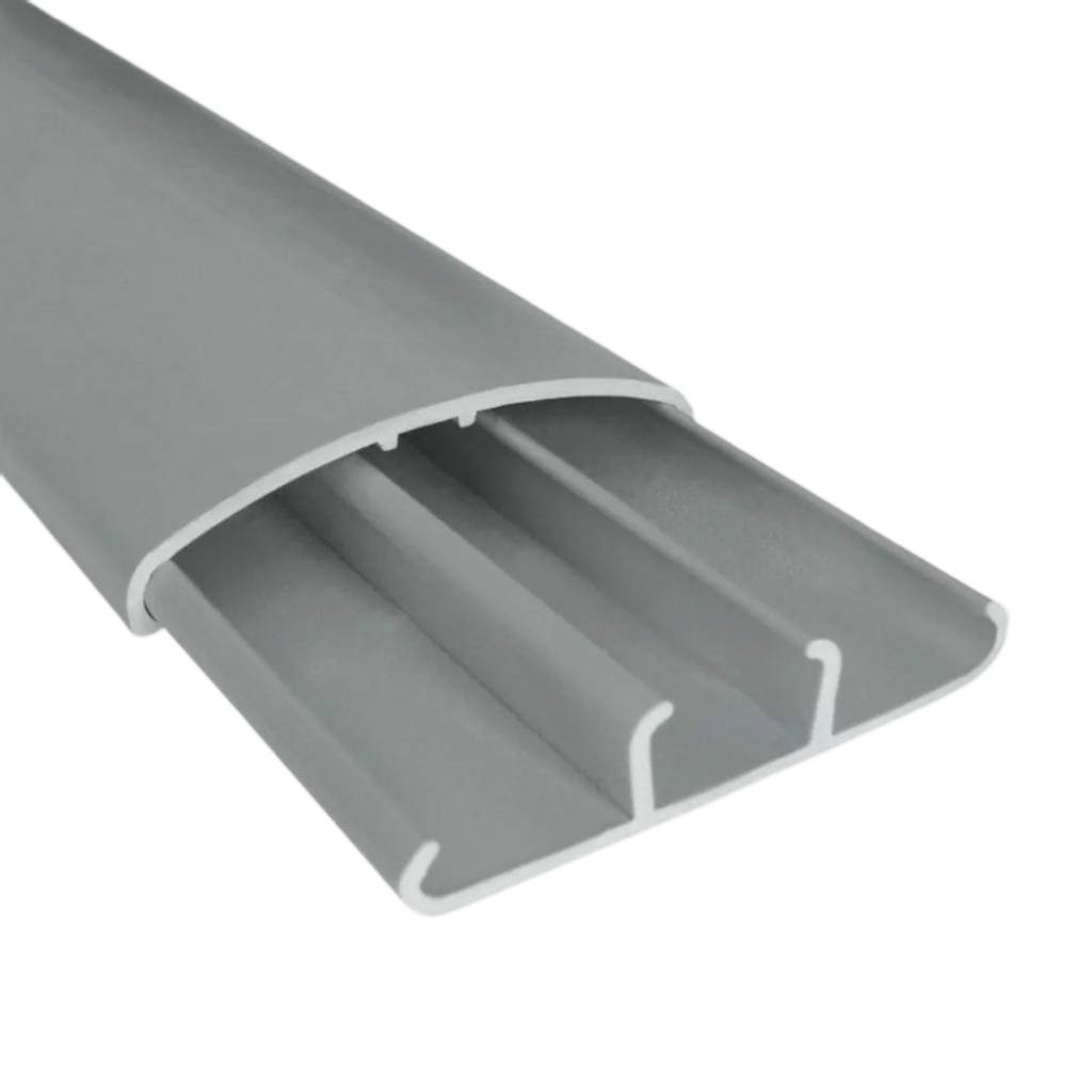 Ducto De Piso 48x13mm Gris