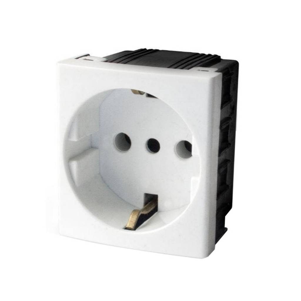 Modulo Toma Schuko - Blanco