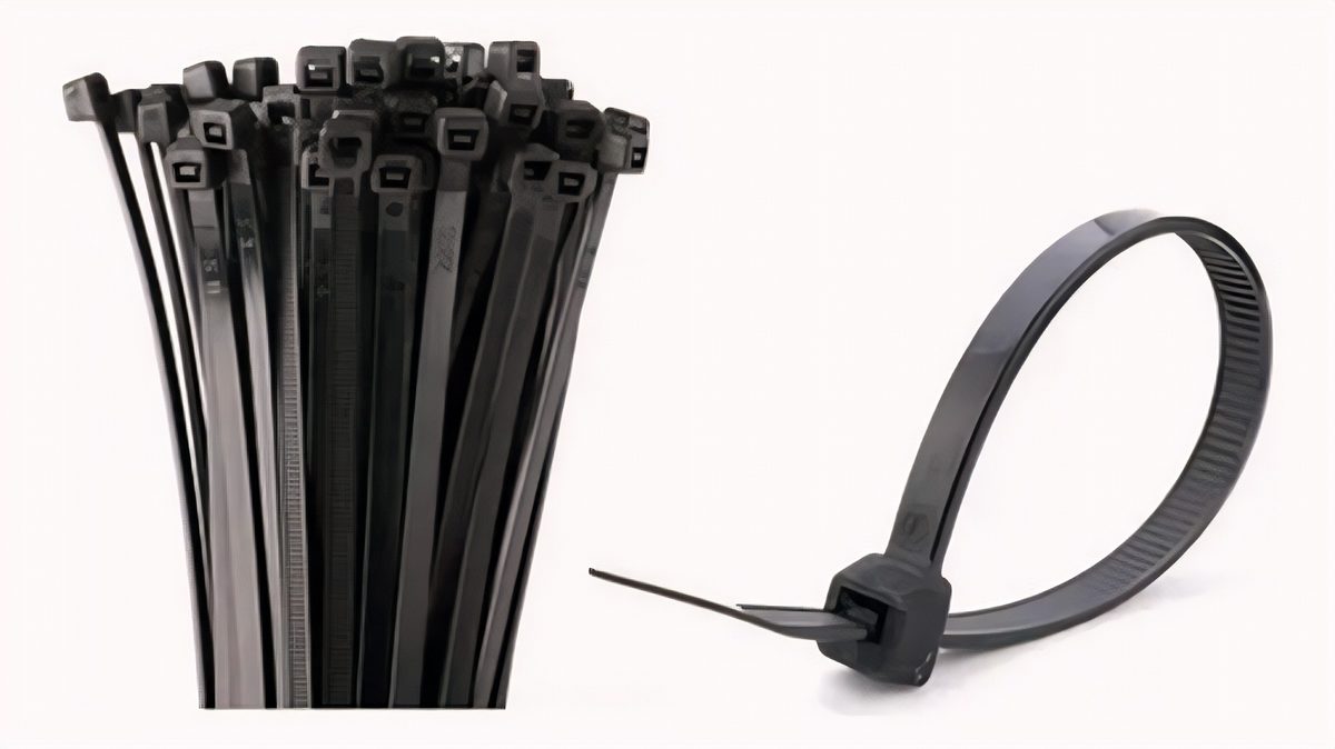 Zunchos Negros 30 cm X 100 Unidades