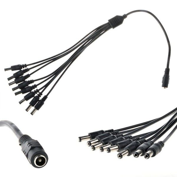 Cable Splitter De Corriente 1 A 8 Salidas