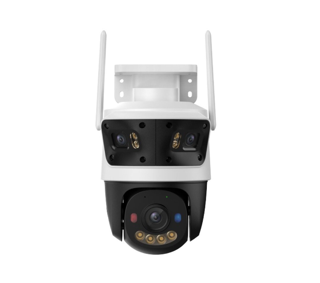 Cámara IP PTZ Triple Lente 11MP Exterior Con Doble Ranura SD