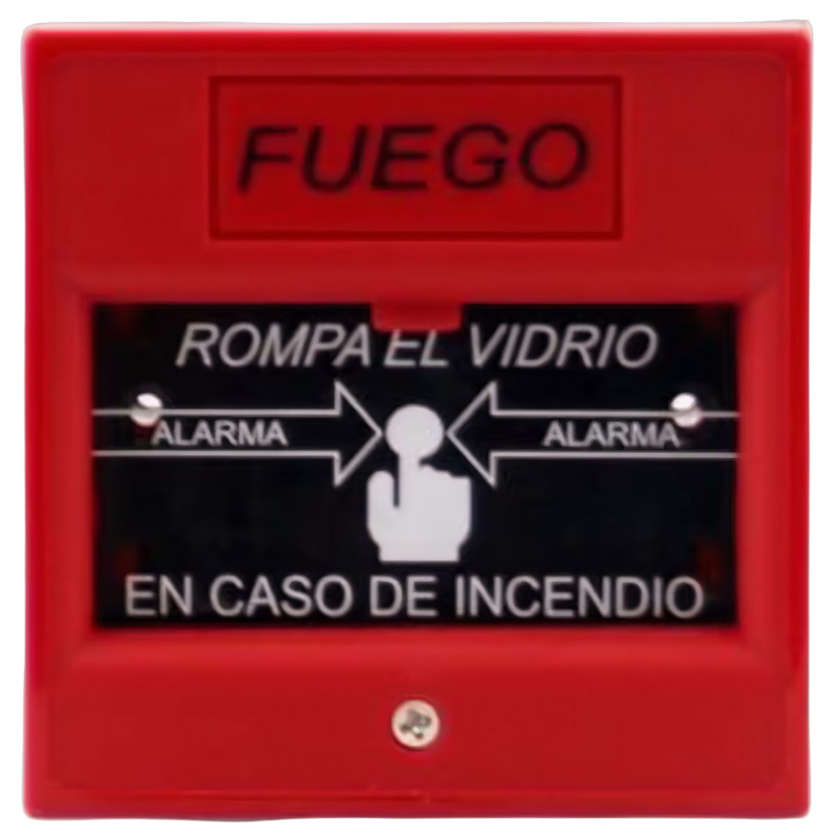 Pulsador De Incendio Por Rotura De Vidrio