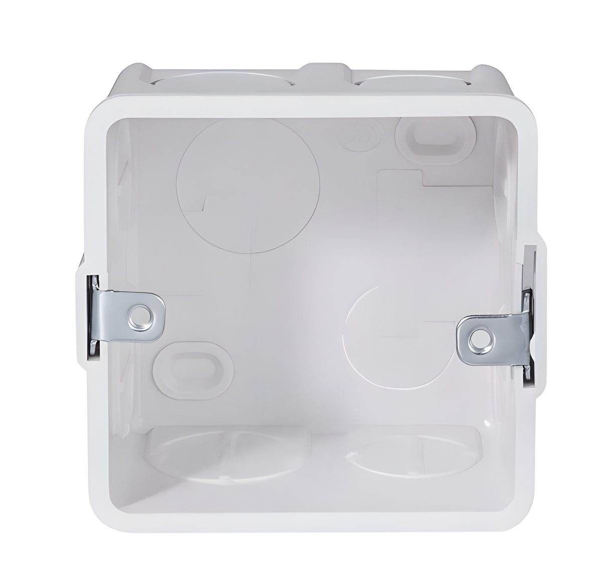 Caja De Empotrar Para Video Portero Blanca PVC