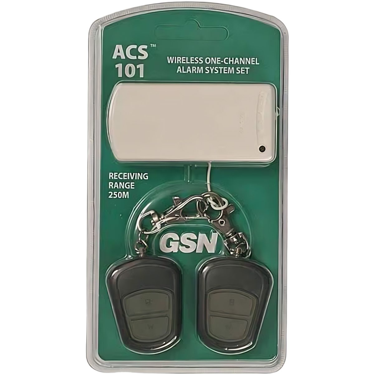 Receptor De Alarma Con 2 Controles 250 Mts