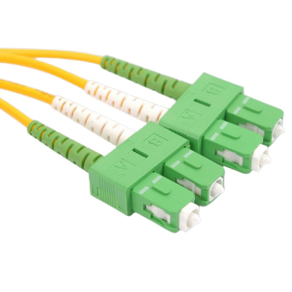 Patch Cord Fibra Óptica Duplex Monomodo SC/SC APC 9/125 3 M