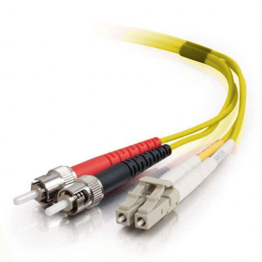 Patch Cord Fibra Óptica Dúplex Monomodo ST/LC UPC 9/125 2 M LSZH