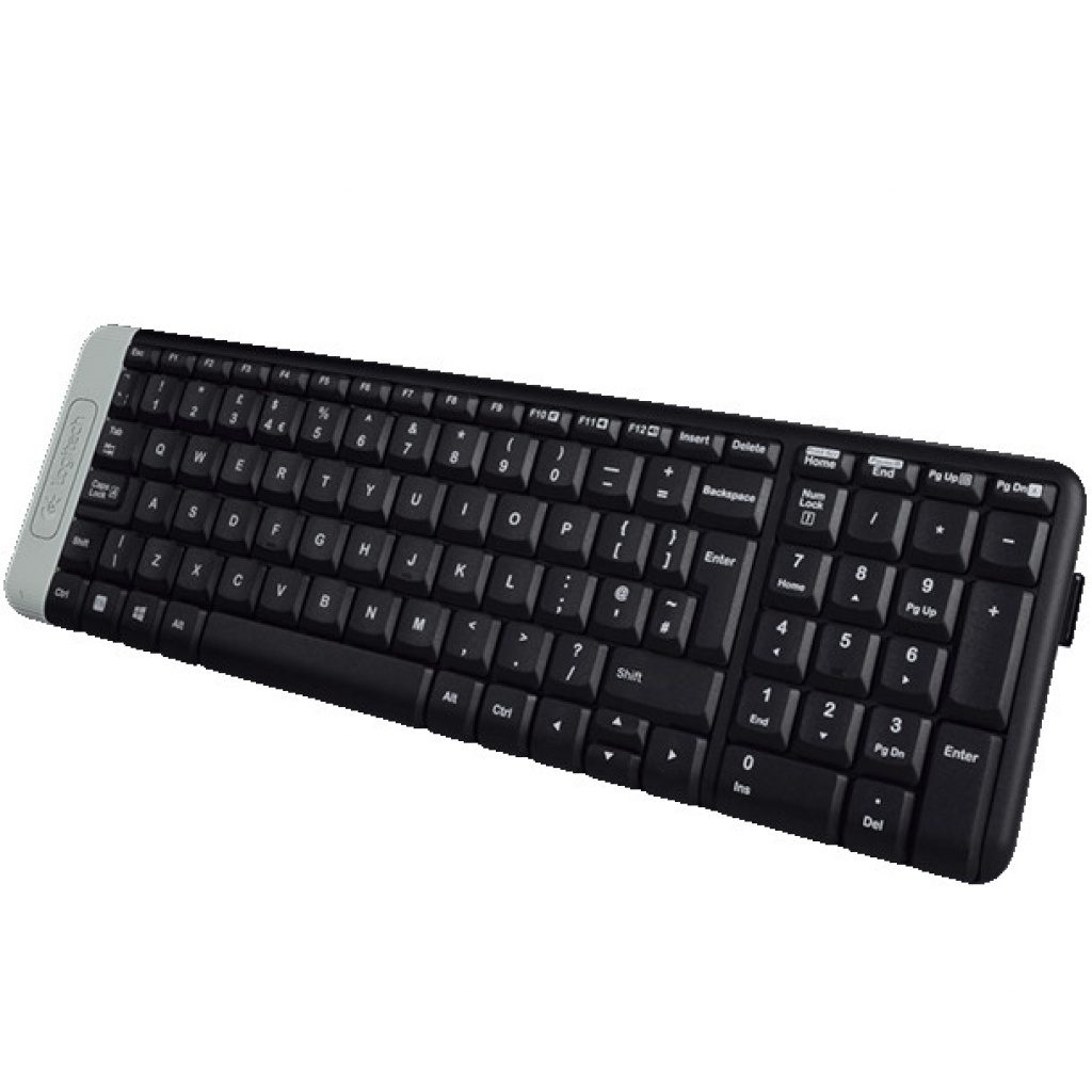 Teclado Inalámbrico Plano Resistente A Salpicaduras 10 Millones De Pulsaciones
