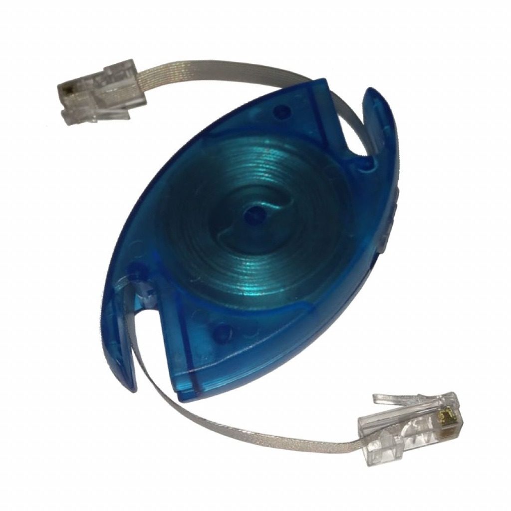 Patch Cord Cat5e Retráctil 2 M Transparente