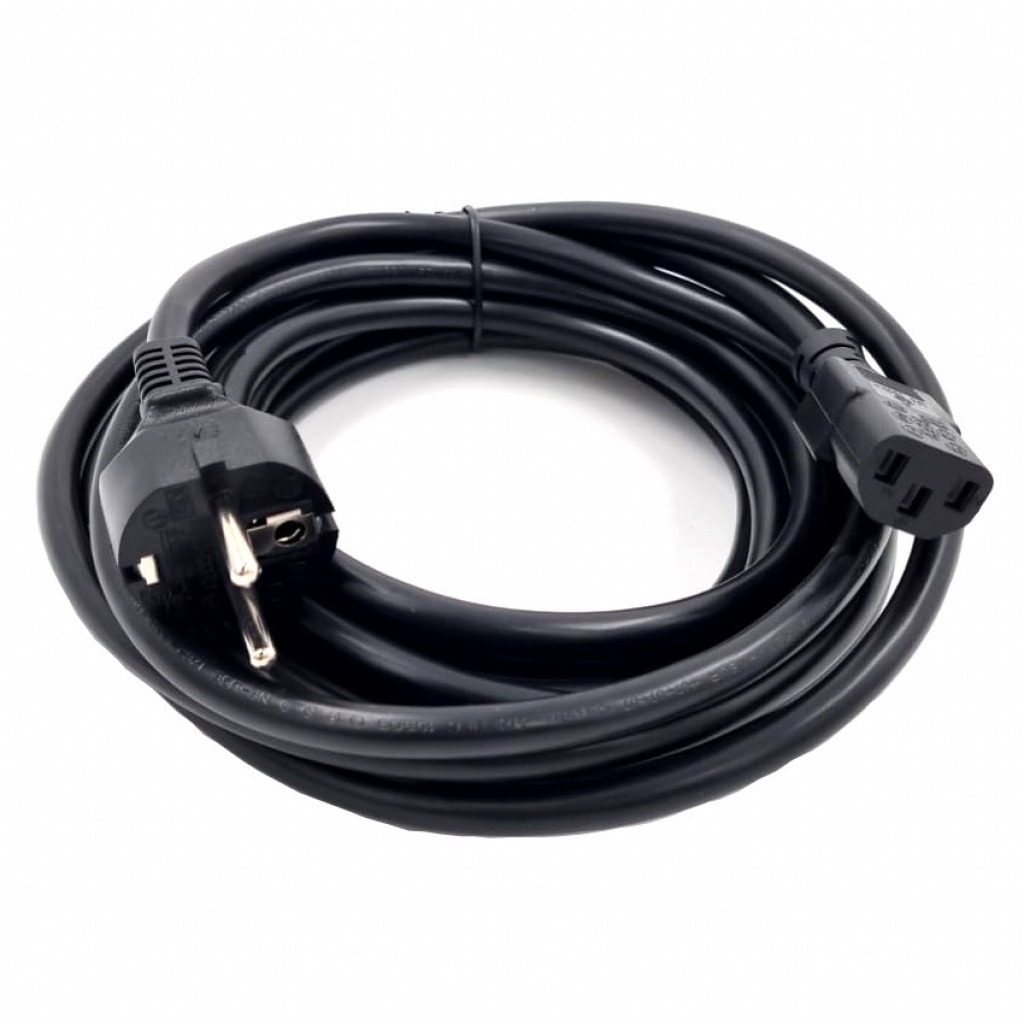 Cable De Poder Schuko 3x1.5 Mm² Certificado 5 M