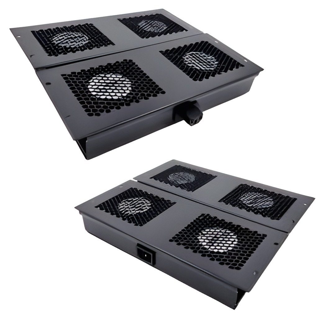 Bandeja De Rack 19" Con 4 Ventiladores