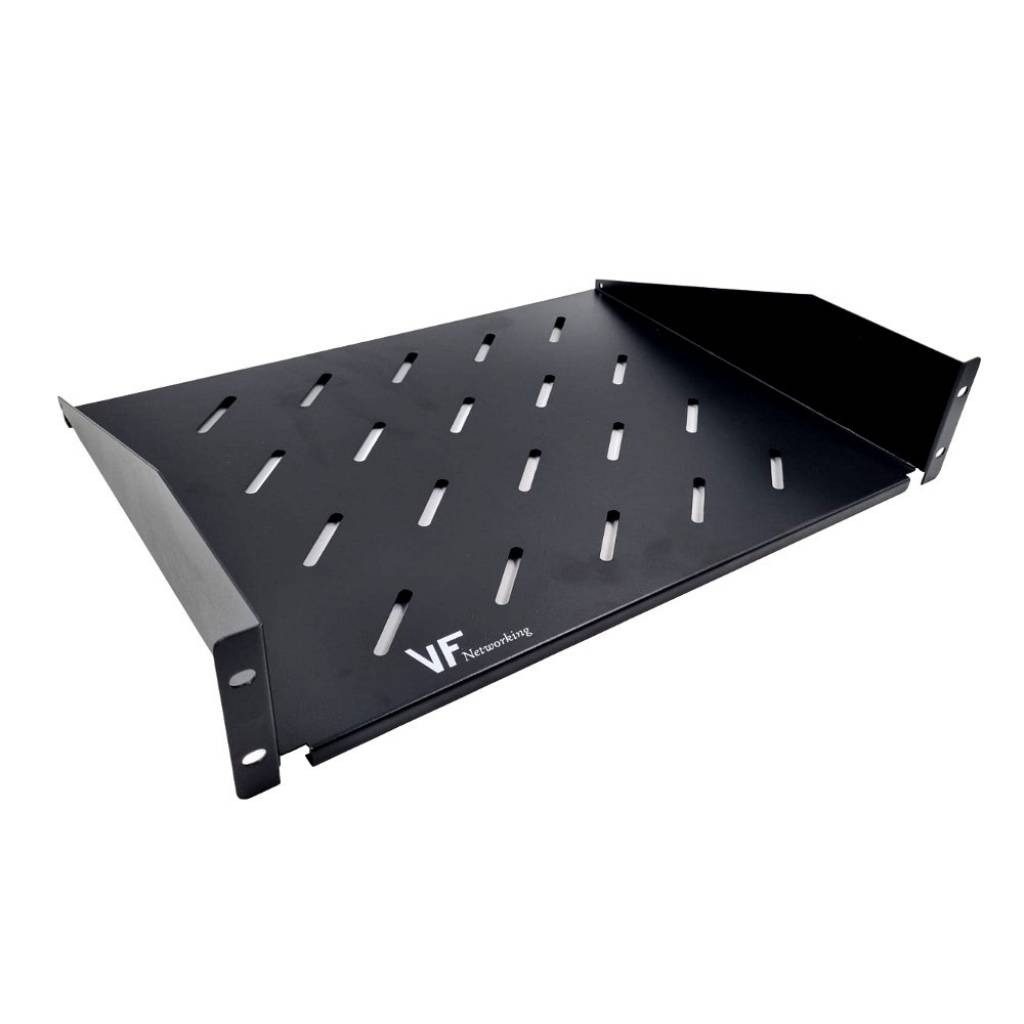 Bandeja De Rack Fija 2U 35cm Negro