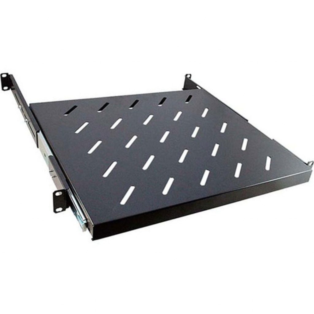 Bandeja De Rack Extraíble 1U 4 Apoyos Ajustable 750-850 mm