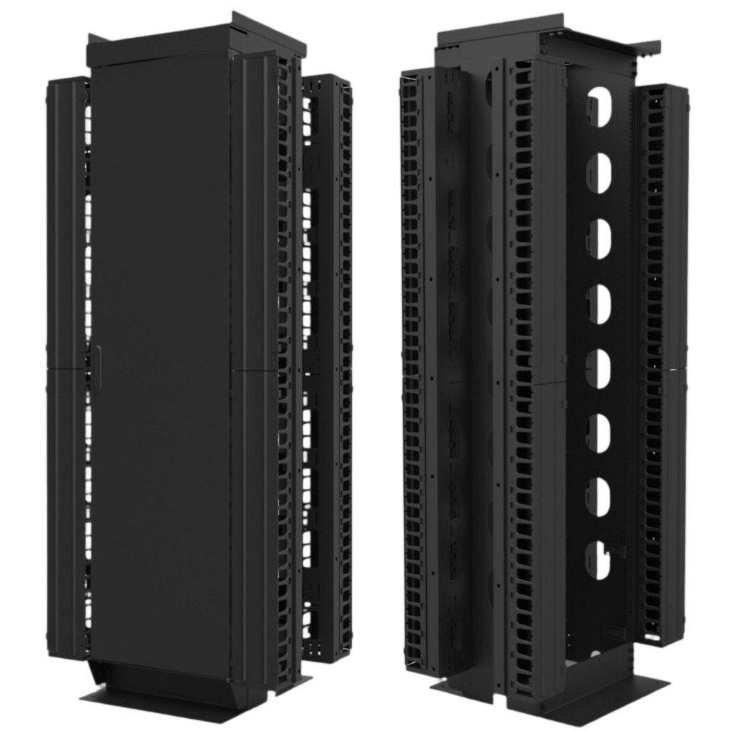 Frame Doble 42U Con Organizadores Verticales