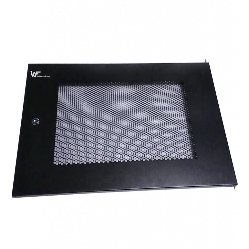 Puerta Hiperventilada Para Rack De 9U Negro