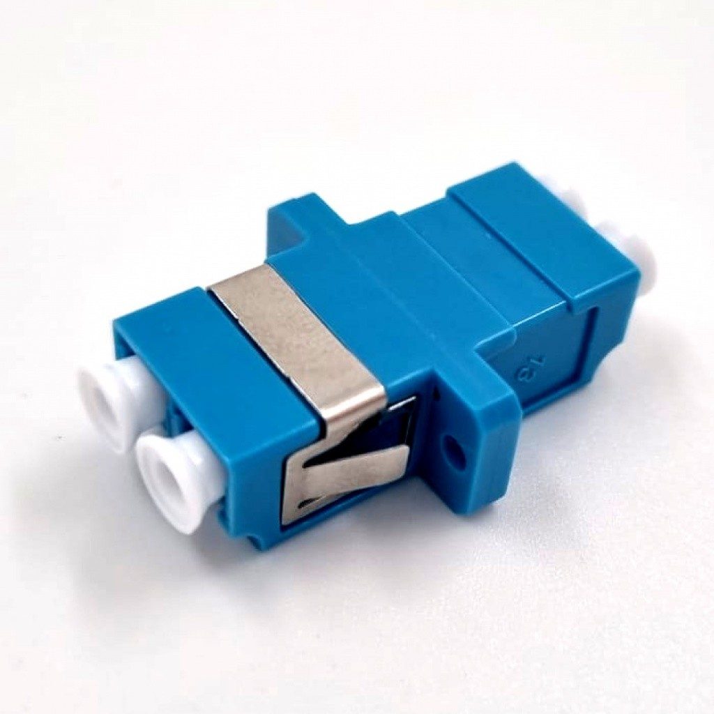 Adaptador De Red Óptico Dúplex LC/LC Monomodo Azul