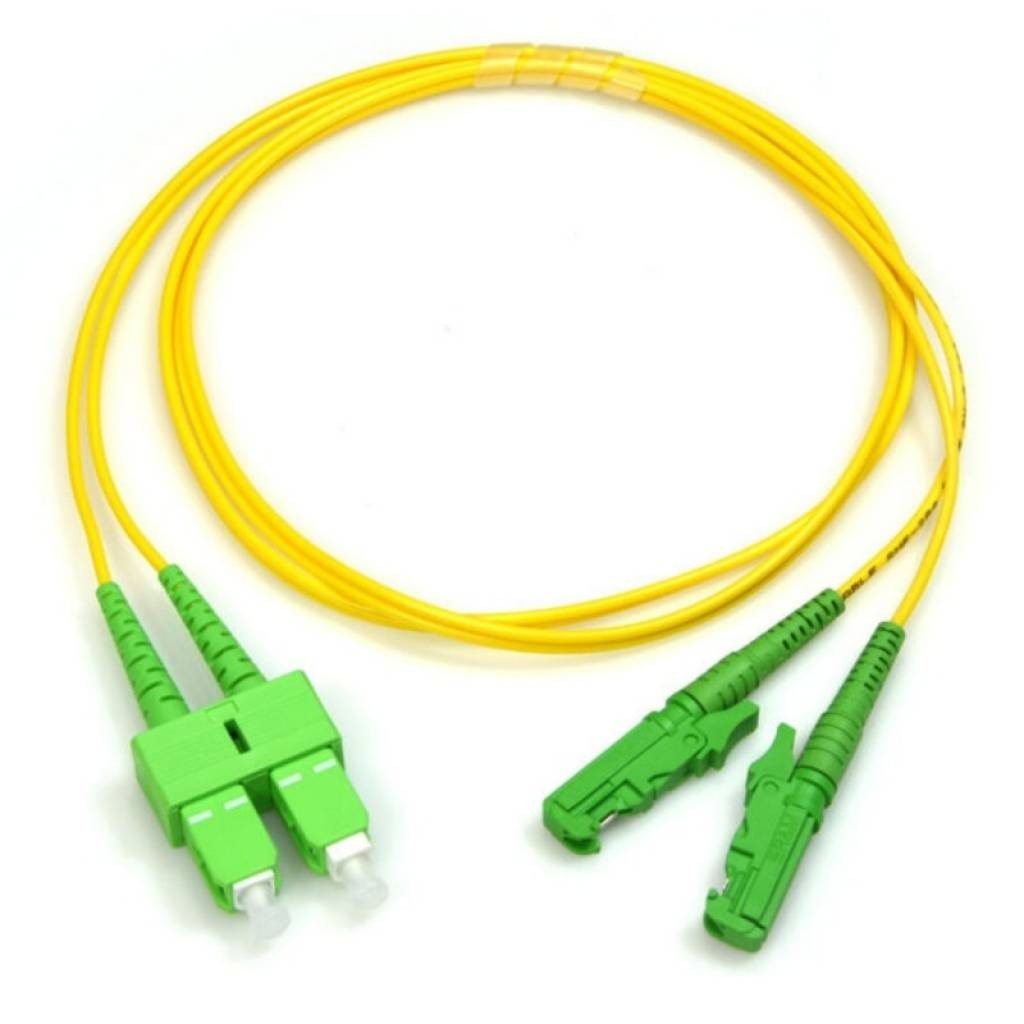 Patch Cord Fibra Óptica Dúplex Monomodo SC/APC A E2000/APC 10m