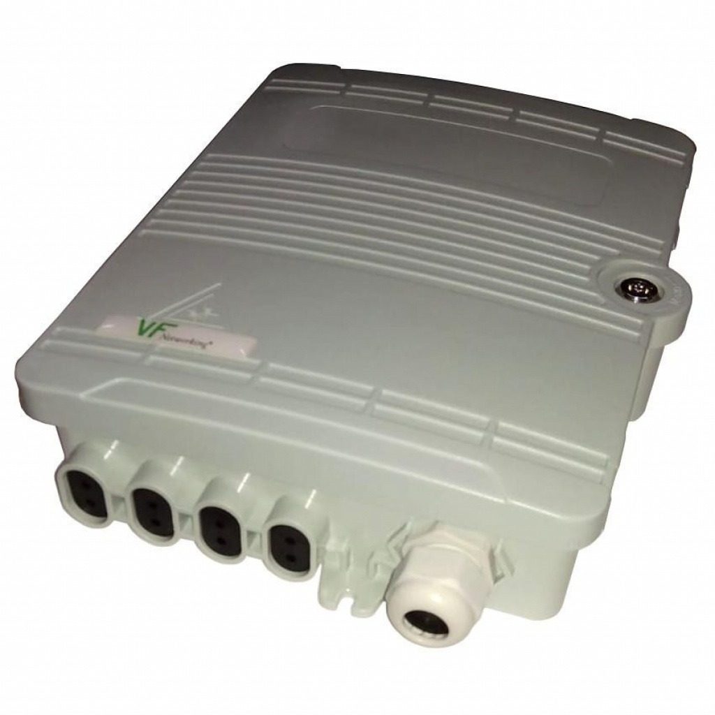 Caja Plástica Para Fibra Óptica Ftth 8 Hilos