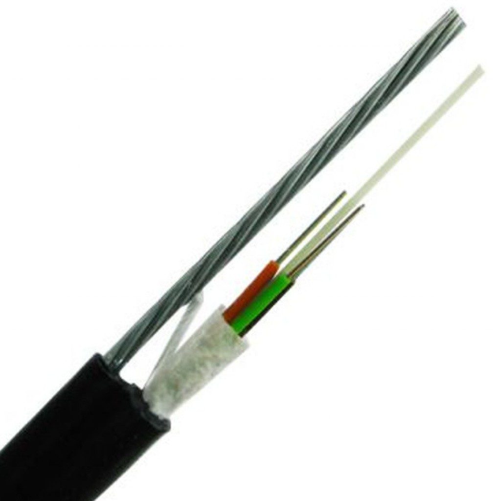 Cable De Fibra Óptica Monomodo 48 Hilos Aéreo Con Mensajero