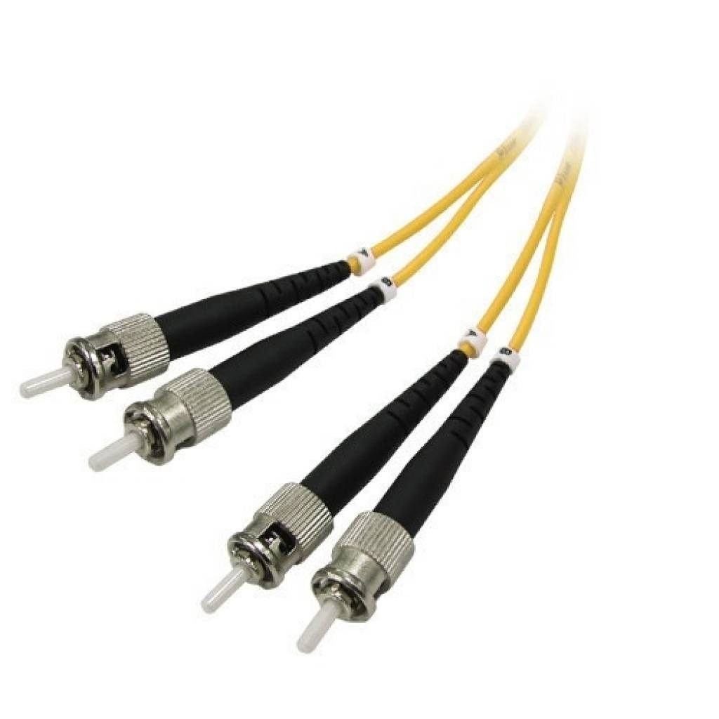 Patch Cord Fibra Óptica Dúplex Monomodo ST/ST UPC 9/125 0.5m LSZH
