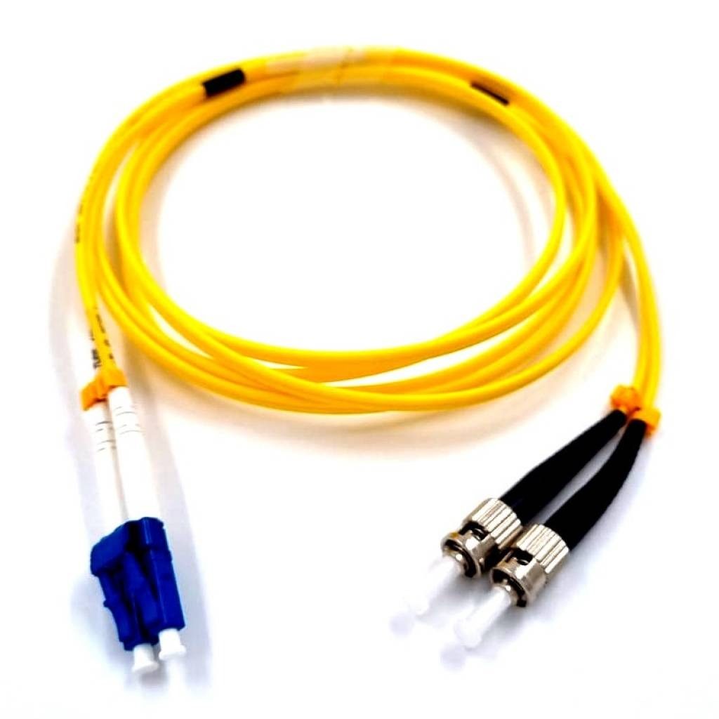 Patch Cord Fibra Óptica Duplex Monomodo ST/LC UPC 9/125 1m LSZH