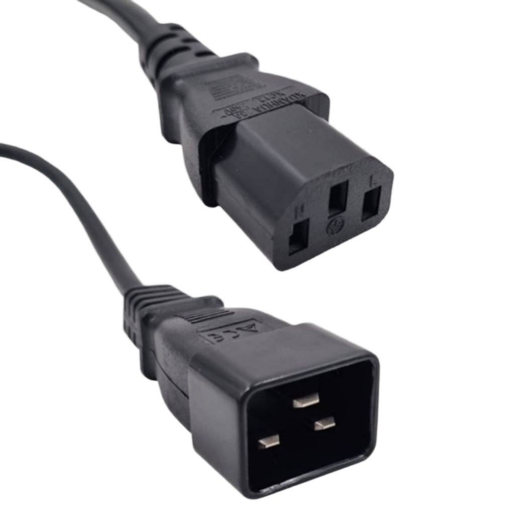 Cable De Alimentación C13 A C20 3x1.5mm² Certificado 2m