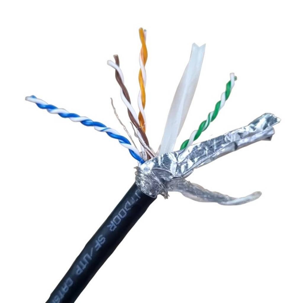 Cable UTP Cat6a Exterior Negro