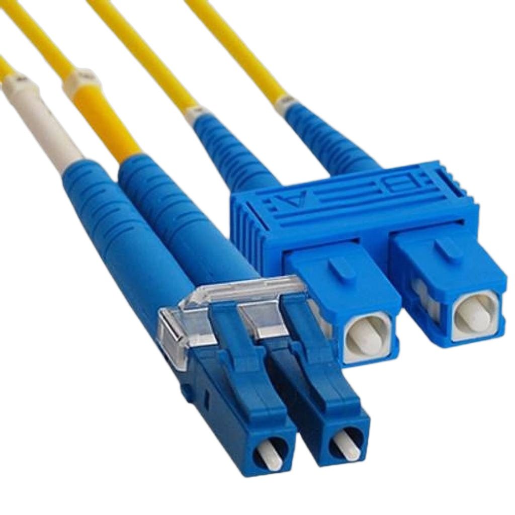 Patch Cord Fibra Óptica Dúplex Monomodo SC/LC UPC 9/125 2m LSZH