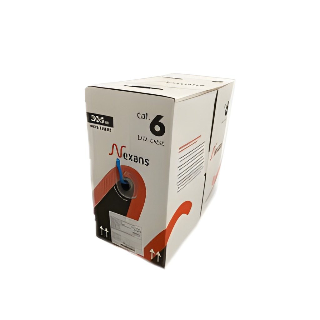 Bobina De Cable UTP Cat6 Exterior 500 M Apto Enterrar Negro