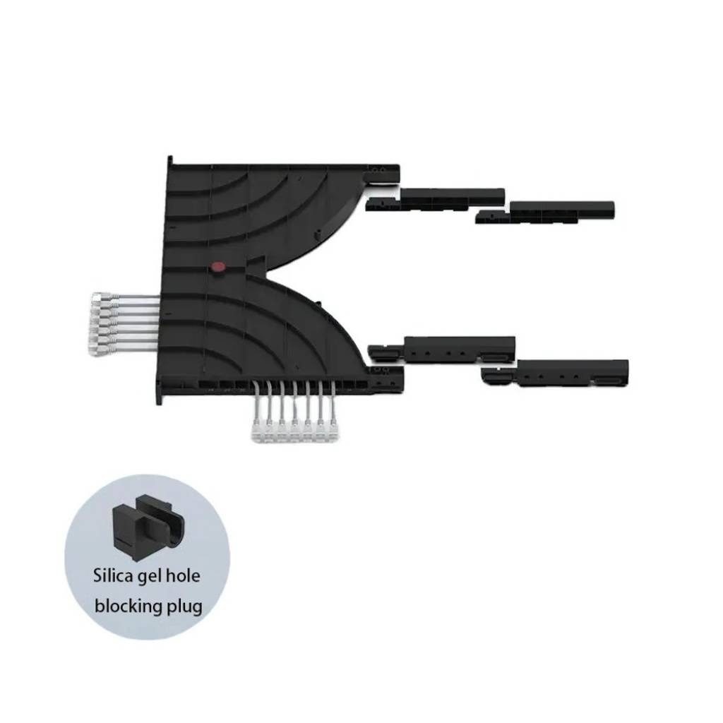 Organizador De Cables Horizontal Para 24 Cables UTP Para Rack De 1000 mm
