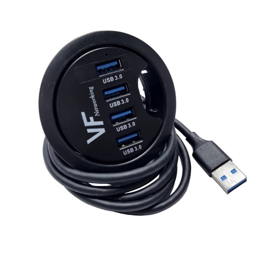 Hub USB 3.0 Con 4 Puertos Y Cable De 1.2m